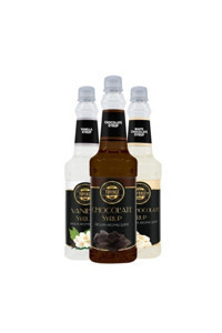 By Tüfekçi Vanilya Karamel Beyaz Çikolata Aromalı Kahve Şurubu 3x750 ml