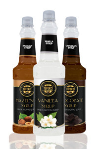 By Tüfekçi Vanilya Çikolata Fındık Aromalı Kahve Şurubu 3x750 ml