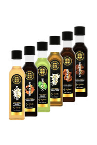 By Tüfekçi Çikolata Karamel Cool Lime Beyaz Çikolata Vanilya Toffee Nut Aromalı Kahve Şurubu 360 ml