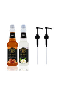 By Tüfekçi Karamel Vanilya Aromalı Kahve Şurubu 2x750 ml