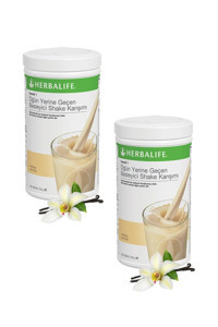 Herbalife Vanilya Aromalı İçecek Tozu 550 gr 2'li