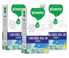 Siveno Ter Önleyici Roll-On Erkek Deodorant 3x50 ml