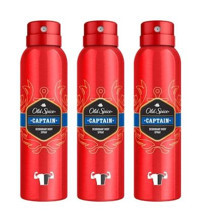 Old Spice Captain Sprey Erkek Deodorant 3x150 ml