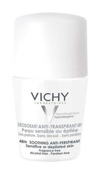 Vichy Sensitive Roll-On Unisex Deodorant 50 ml