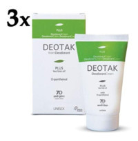 Deotak Plus Krem Unisex Deodorant 3x35 ml