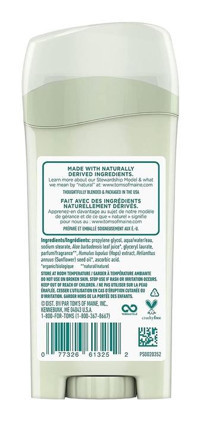 Tom's of Maine Refreshing Lemongrass Stick Kadın Deodorant 64 gr