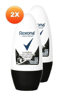 Rexona Black&White Invisible Roll-On Kadın Deodorant 2x50 ml