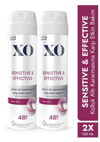Xo Sensitive&Effective Sprey Kadın Deodorant 2x150 ml