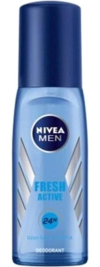 Nivea Pump Fresh Active Sprey Erkek Deodorant 3x75 ml