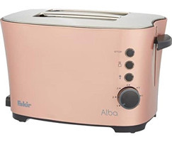 Fakir Alba 2 Dilim Kırıntı Tepsili 980 W Pembe Ekmek Kızartma Makinesi