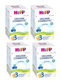 Hipp Combiotic Tahılsız Glutensiz Organik Probiyotikli 3 Numara Devam Sütü 4x800 gr
