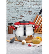 Cooker CKR2877 Clipso Kapak Çelik 6 lt Düdüklü Tencere
