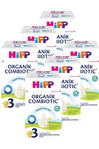 Hipp Combiotic Tahılsız Glutensiz Organik Probiyotikli 3 Numara Devam Sütü 6x800 gr