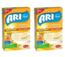 Arı Tahıllı İrmikli Probiyotikli Kaşık Maması 2x200 gr