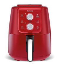 Homend Airfryday 2511h Airfryer 4 lt Tek Hazneli Sıcak Hava Fritözü Kırmızı