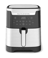 Tefal Easy Fry & Grill XXL Airfryer 6.5 lt Tek Hazneli Izgara Yapan Led Ekranlı Yağsız Sıcak Hava Fritözü Gri