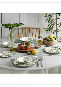 Pierre Cardin Sage 24 Parça 6 Kişilik Porselen Yuvarlak Yemek Takımı