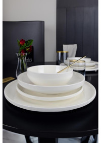 Digithome Aria Collection 24 Parça 6 Kişilik Porselen Yuvarlak Yemek Takımı