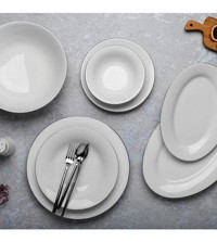 Aryıldız Ar 038130 30 Parça 6 Kişilik Porselen Yuvarlak Yemek Takımı