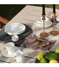 Koleksiyon Sufi 132 Parça 12 Kişilik Bone China Porselen Yuvarlak Yemek Takımı