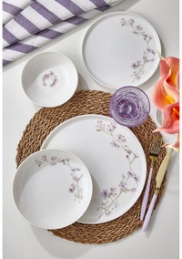 Ravello Home 9826 24 Parça 6 Kişilik Porselen Yuvarlak Yemek Takımı