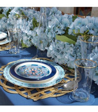 Schafer Tılsım Sapphire 60 Parça 12 Kişilik Bone China Porselen Yuvarlak Yemek Takımı