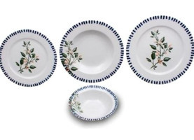 Porland Humble 24 Parça 6 Kişilik Porselen Yuvarlak Yemek Takımı