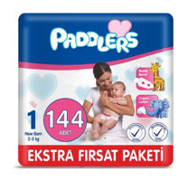Paddlers 1 Numara Bantlı Bebek Bezi 144'lü