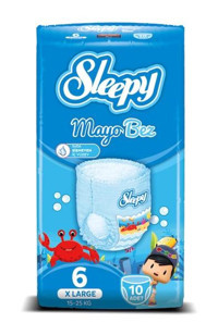 Sleepy 6 Numara Külot Bebek Bezi 10'lu