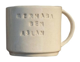 Petarya El Yapımı Seramik Burç Kupası - Merhaba Ben Aslan
