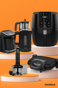 Goldmaster StarBlack 21 Parça Elektronik Çeyiz Seti Siyah