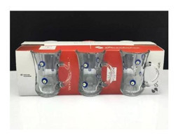 Paşabahçe 55411 Nazar Kulplu Bardak 6 Lı