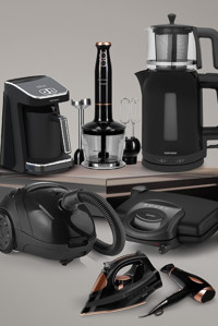 Goldmaster Fullblack 33 Parça Elektronik Çeyiz Seti Siyah