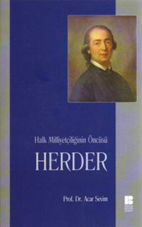 Halk Milliyetçiliğinin Öncüsü Herder Acar Sevim Bilge Kültür Sanat