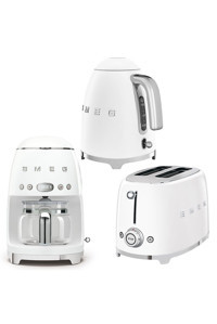 Smeg 50's Style 3'lü Elektronik Çeyiz Seti Beyaz