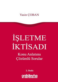 İşletme İktisadı Yasin Çoban On İki Levha Yayıncılık