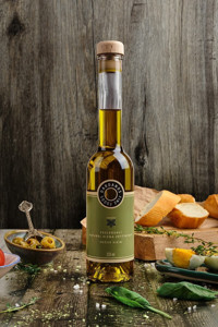 Dardanos Fine Foods Fesleğenli Soğuk Sıkım Organik Polifenolsüz Cam Sızma Zeytinyağı 250 ml