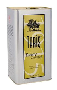 Tariş Organik Polifenolsüz Teneke Riviera Zeytinyağı 3 lt