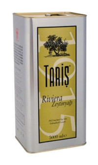 Tariş Organik Polifenolsüz Teneke Riviera Zeytinyağı 6 x 5 lt