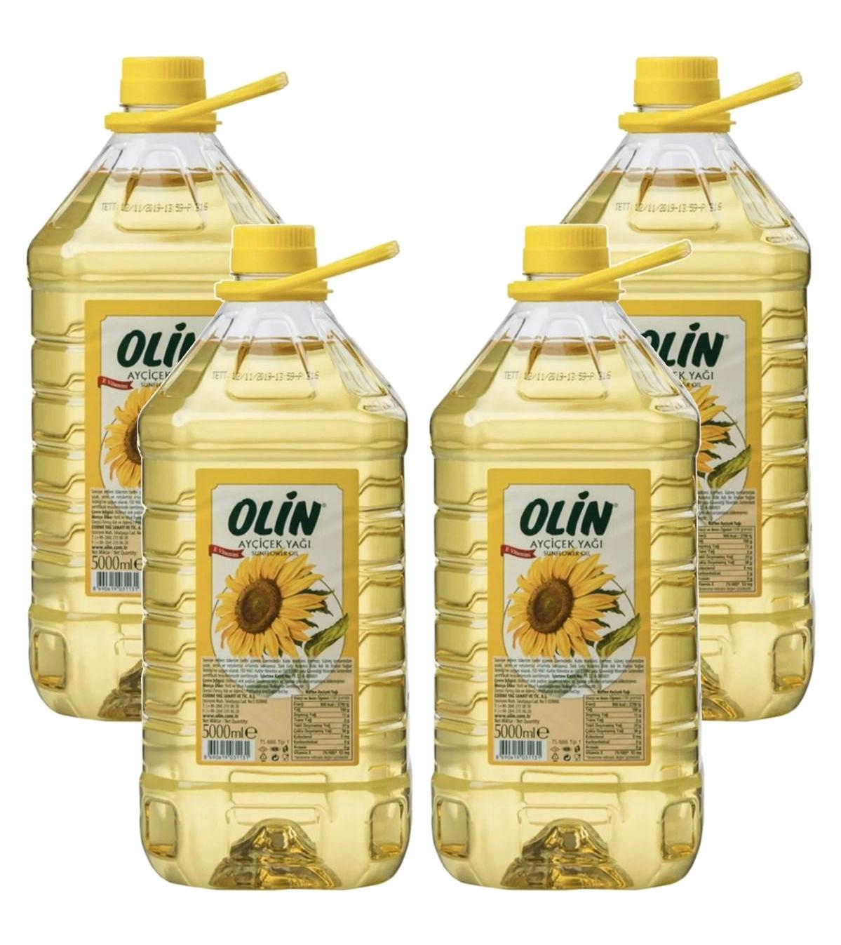 Olin Plastik Ayçiçek Yağı 4x5lt
