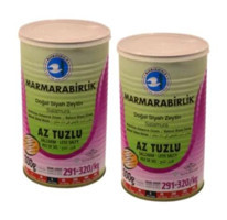 Marmarabirlik Az Tuzlu Siyah Zeytin Teneke 2x800 gr