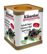 Kaanlar Sele Siyah Zeytin Teneke 10 kg