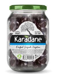 Karadane Siyah Zeytin 500 gr