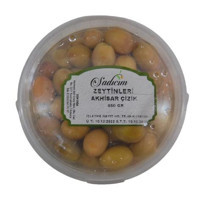 Sadıcım Çizik Yeşil Zeytin Kavanoz 650 gr