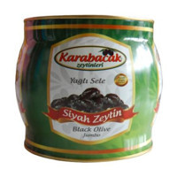 Karabacak Sele Siyah Zeytin Teneke 2 kg