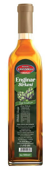 Bozkırlı Çavuşoğlu Enginar Sirke 500 ml