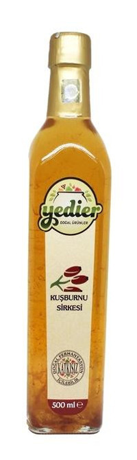 Yedier Kuşburnu Sirke 500 ml