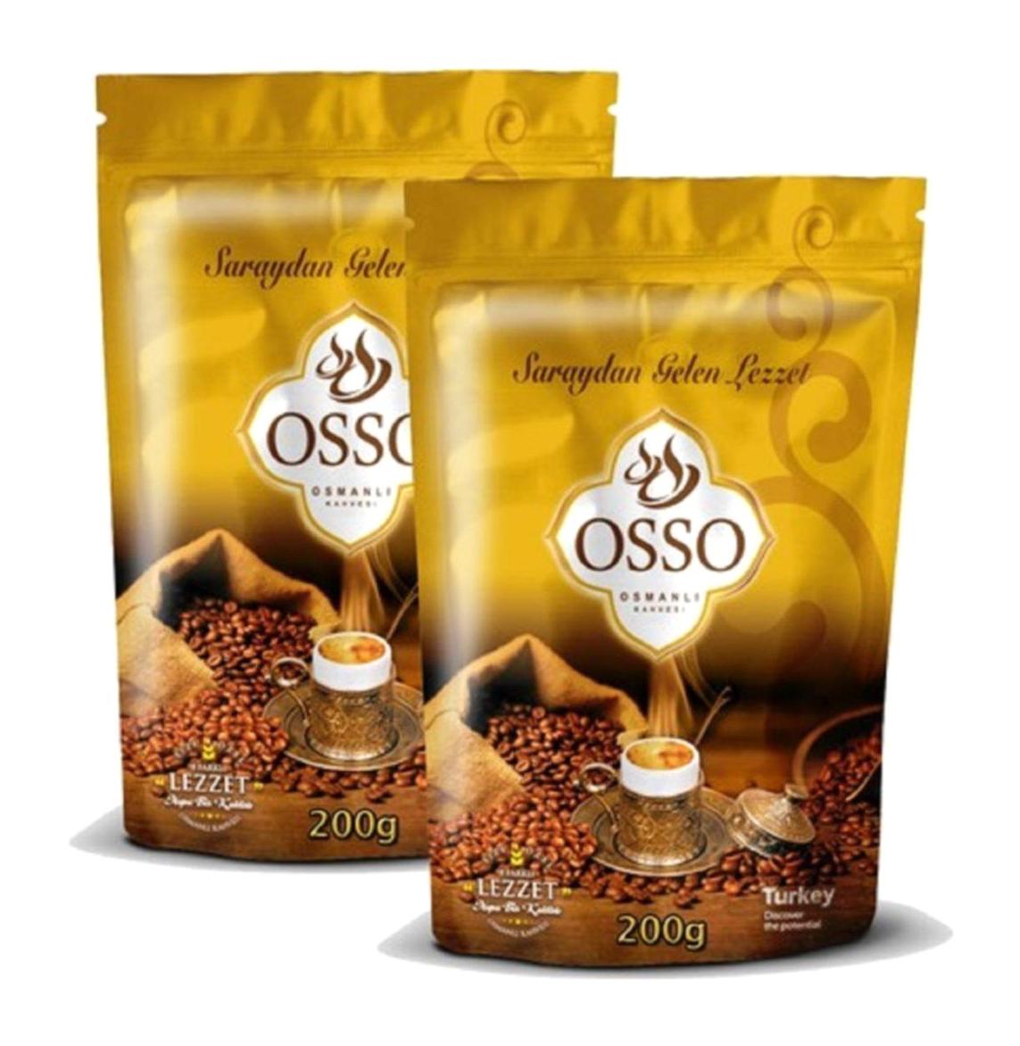 Osso Osmanlı Sade Türk Kahvesi 2x200 gr