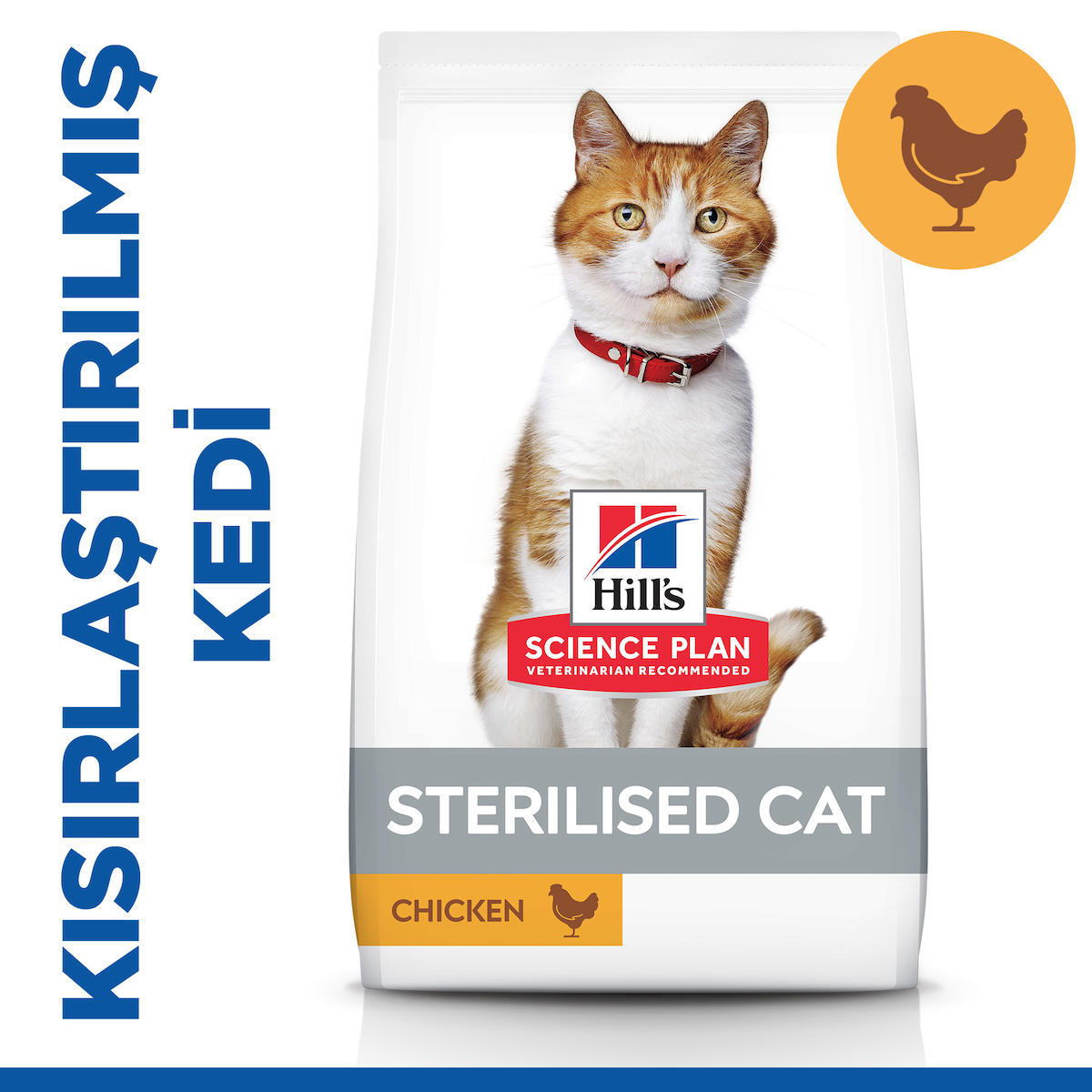 Hill's Yetişkin Tavuklu Yaş Kedi Maması 15 kg