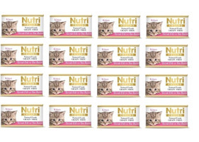 Nutri Feline Yavru Tavuk-Ton Balığı Yaş Kedi Maması 16x85 gr